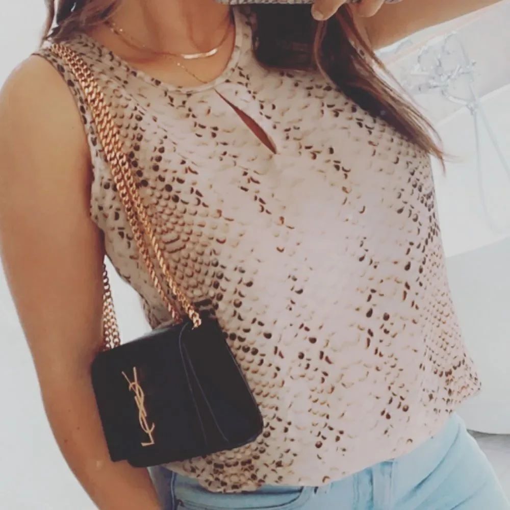 Snake  print blouse